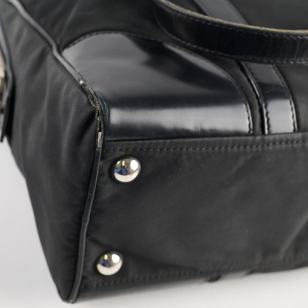 Prada Nylon Briefcase Black - photo 12