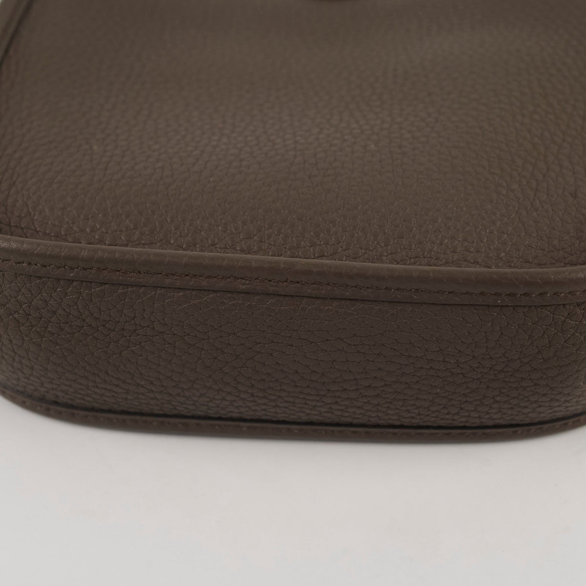 Hermes Mini Evelyne Clemence Gris Meyer - Stamp D - photo 8