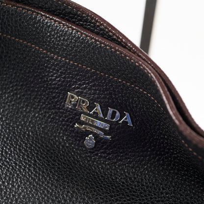 Prada Vitello Daino Hobo Bag Black - photo 16