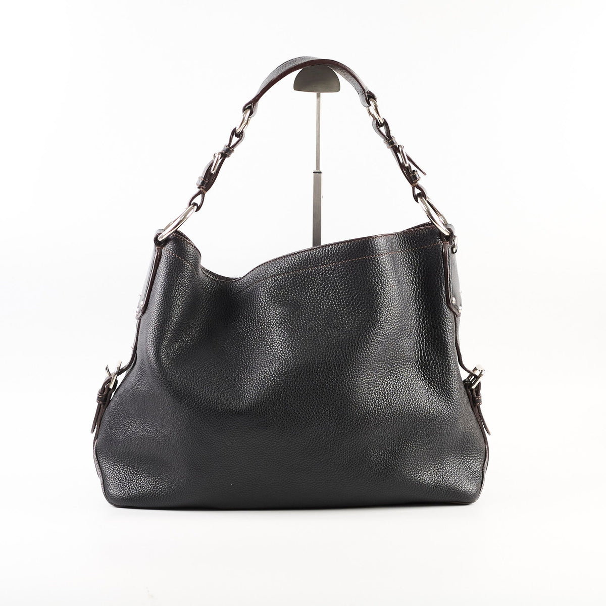 Prada Vitello Daino Hobo Bag Black - photo 2