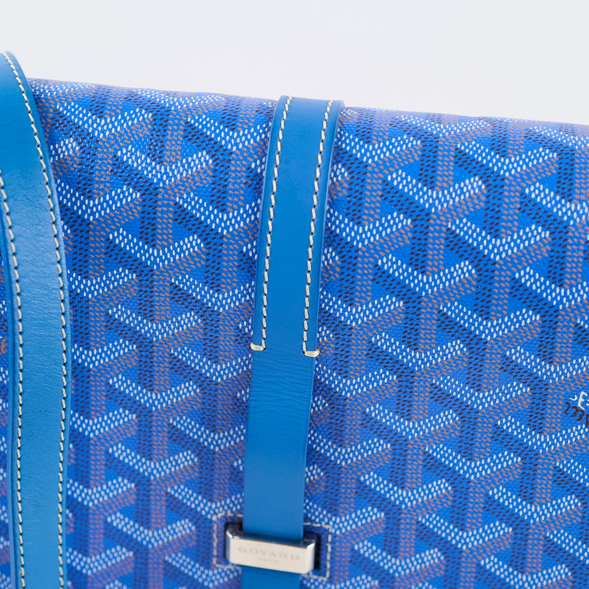 Goyard Belvedere MM Crossbody Bag Blue - photo 5