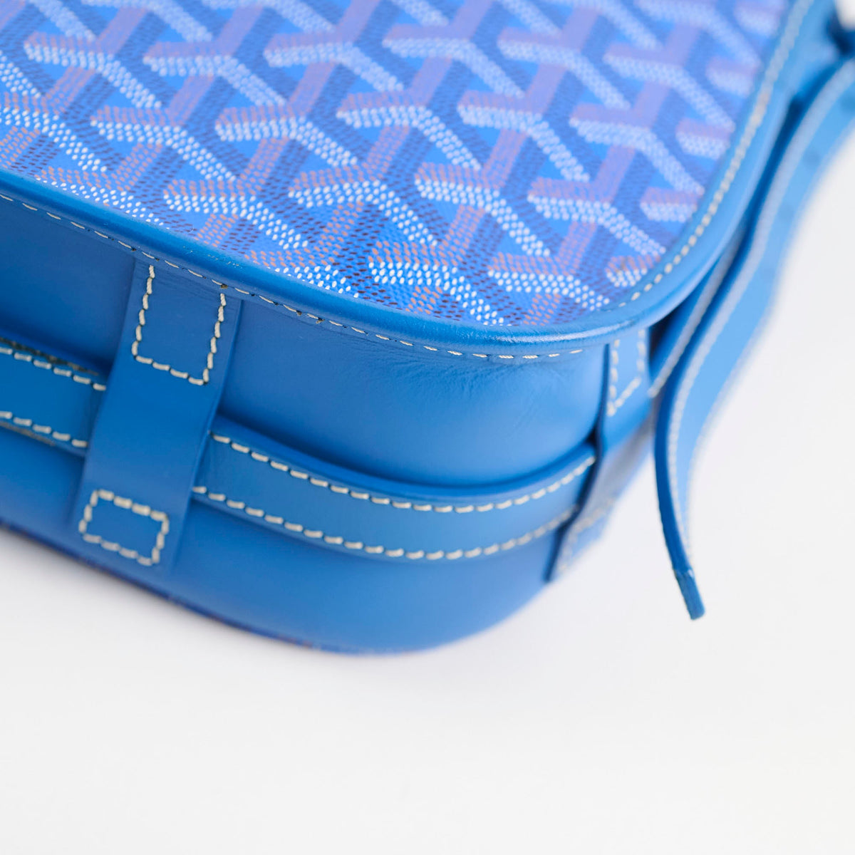 Goyard Belvedere MM Crossbody Bag Blue - photo 14