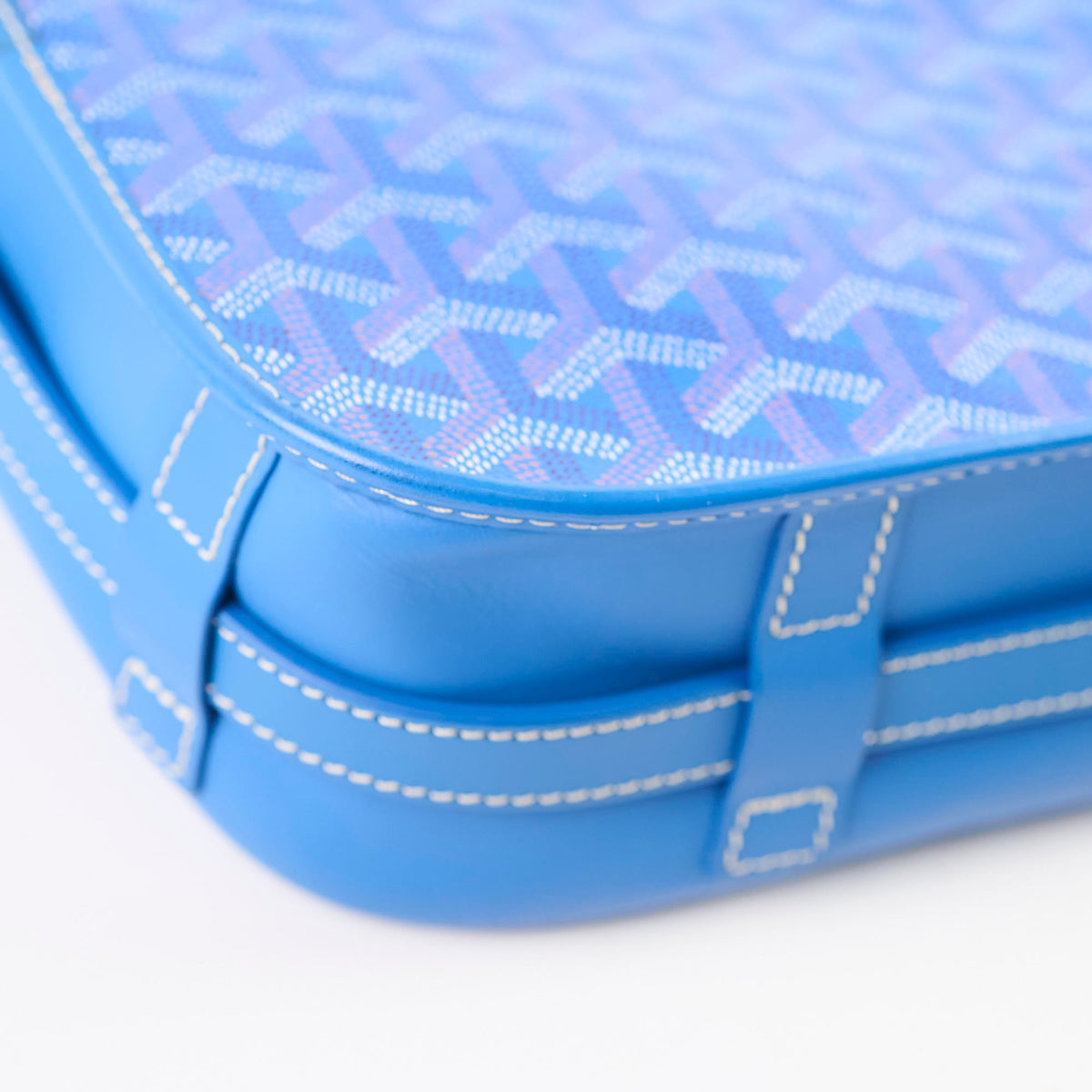Goyard Belvedere MM Crossbody Bag Blue - photo 13