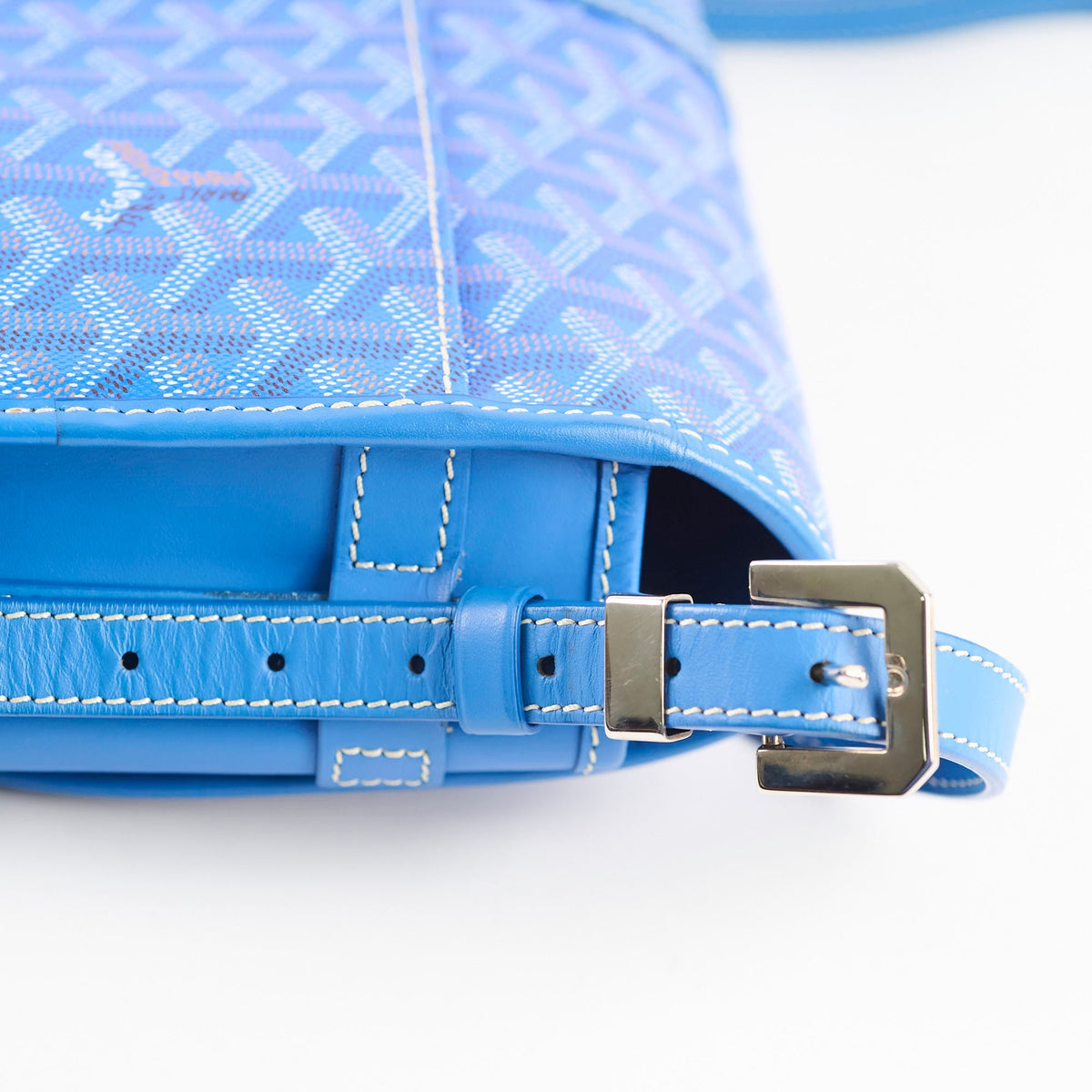 Goyard Belvedere MM Crossbody Bag Blue - photo 12