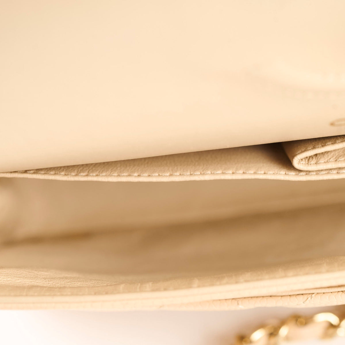 Chanel Medium/Large Caviar Double Classic Flap Beige - photo 12
