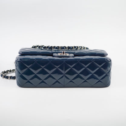 Chanel Jumbo Classic Double Flap Patent Dark Blue - photo 4