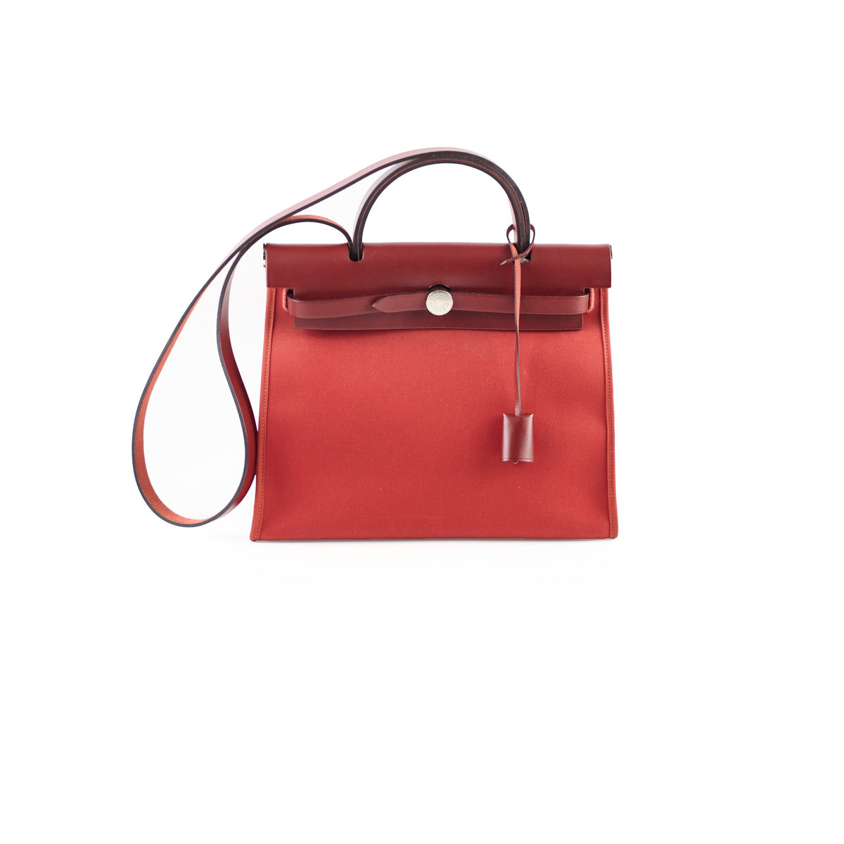 Hermes Herbag Zip 31 Rouge H - T Stamp - photo 1