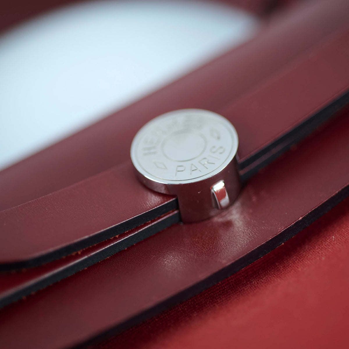 Hermes Herbag Zip 31 Rouge H - T Stamp - photo 5