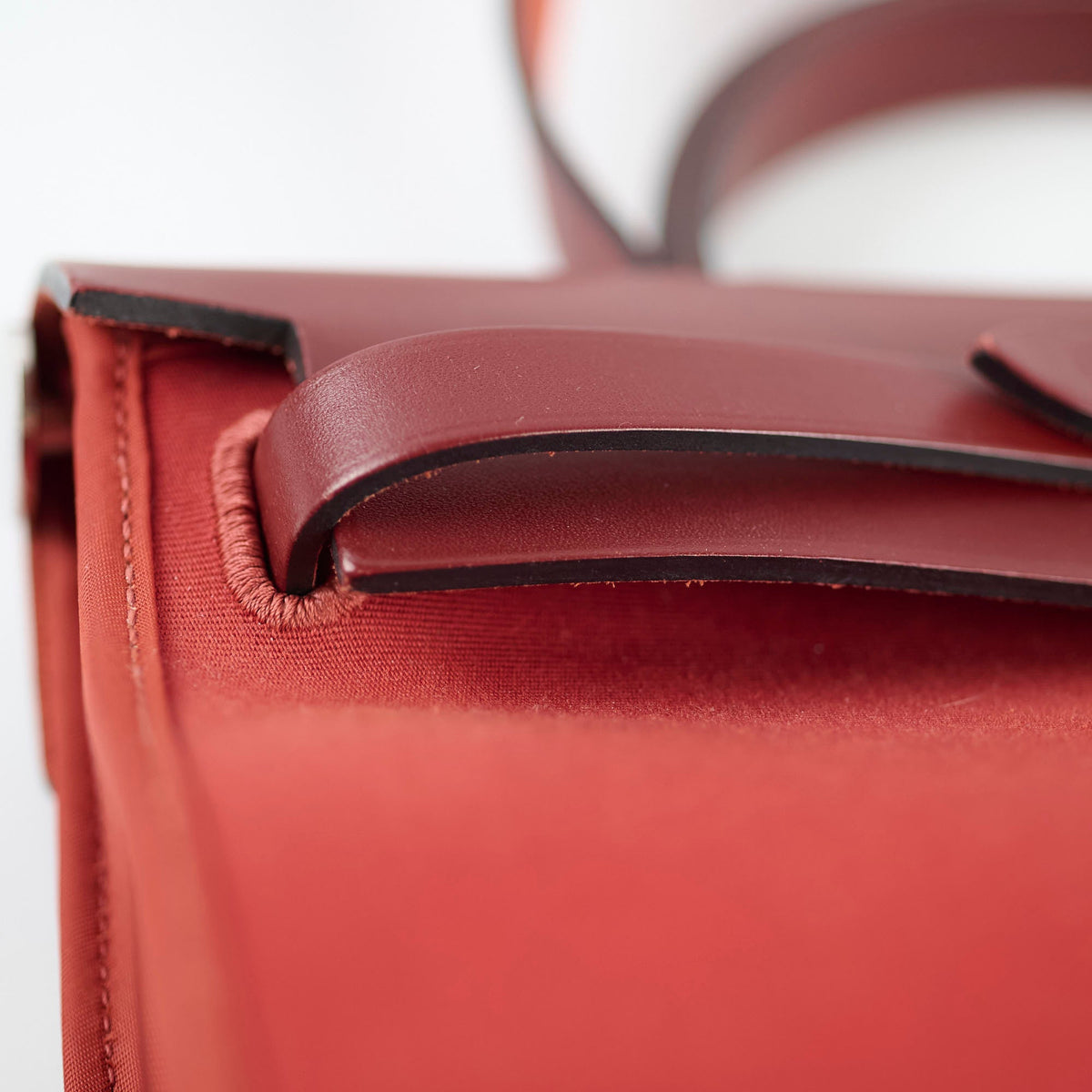 Hermes Herbag Zip 31 Rouge H - T Stamp - photo 7