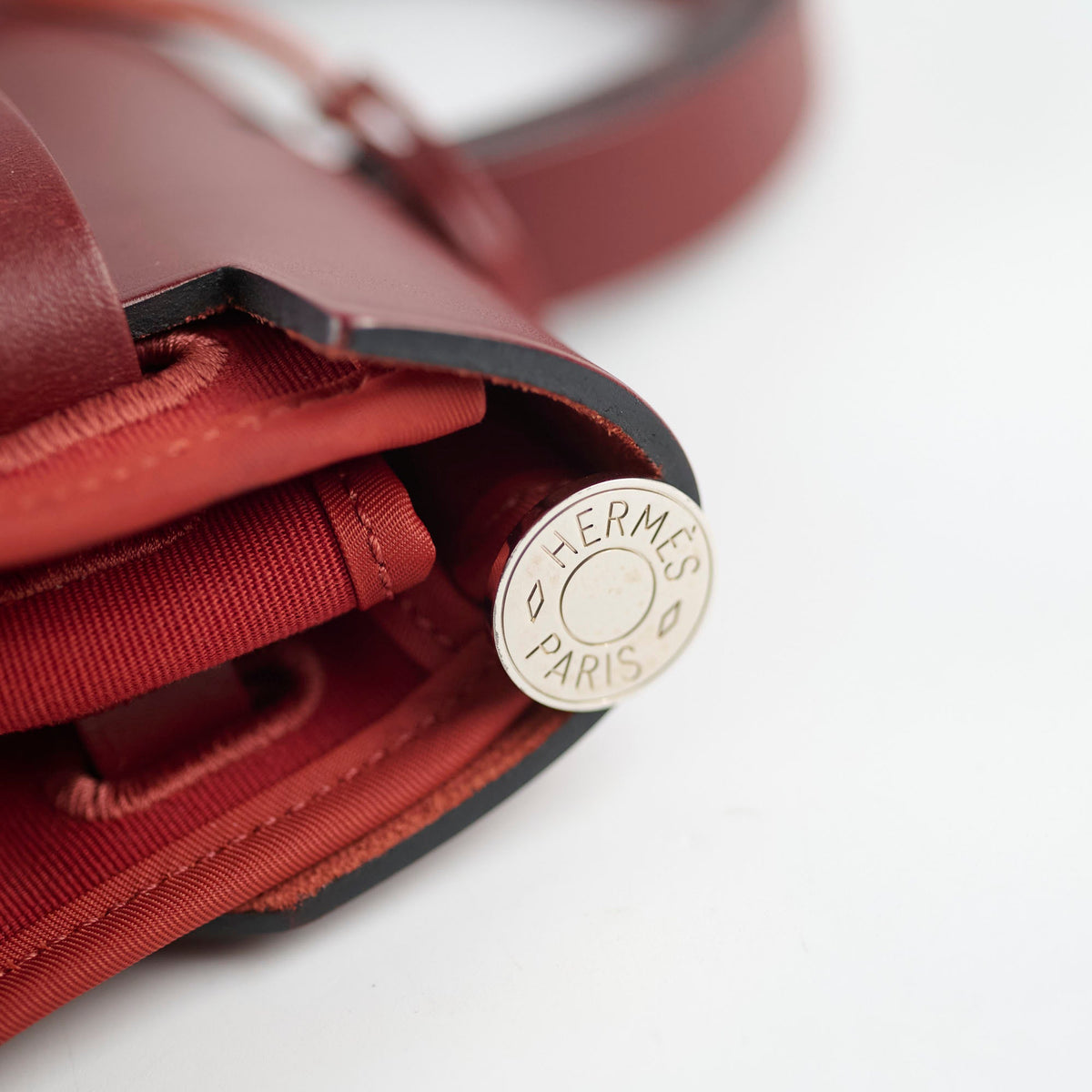 Hermes Herbag Zip 31 Rouge H - T Stamp - photo 8