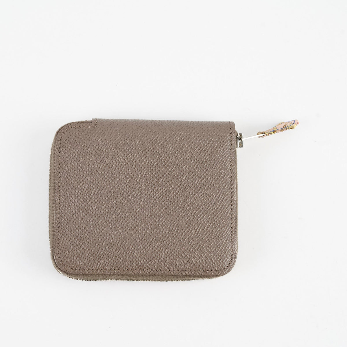 Hermes Silk'In Compact Wallet Etain - photo 2