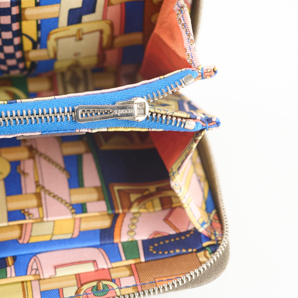 Hermes Silk'In Compact Wallet Etain - photo 5