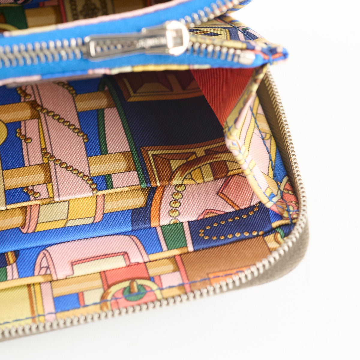 Hermes Silk'In Compact Wallet Etain - photo 7