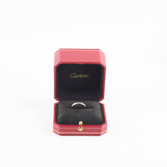 Cartier C De Wedding Band White Gold Size 55 - photo 2