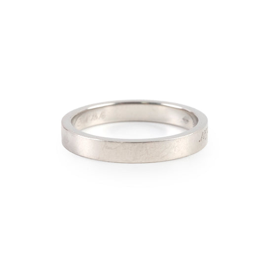 Cartier C De Wedding Band White Gold Size 55 - photo 1