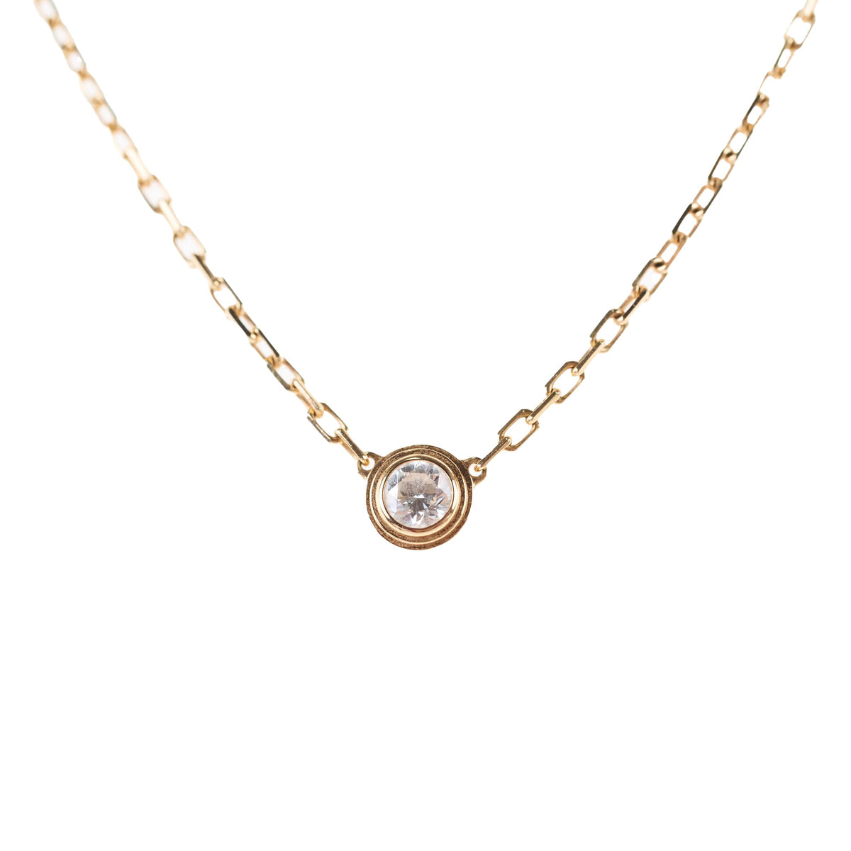 Cartier Small Model D'amour Necklace Pink Gold - photo 1