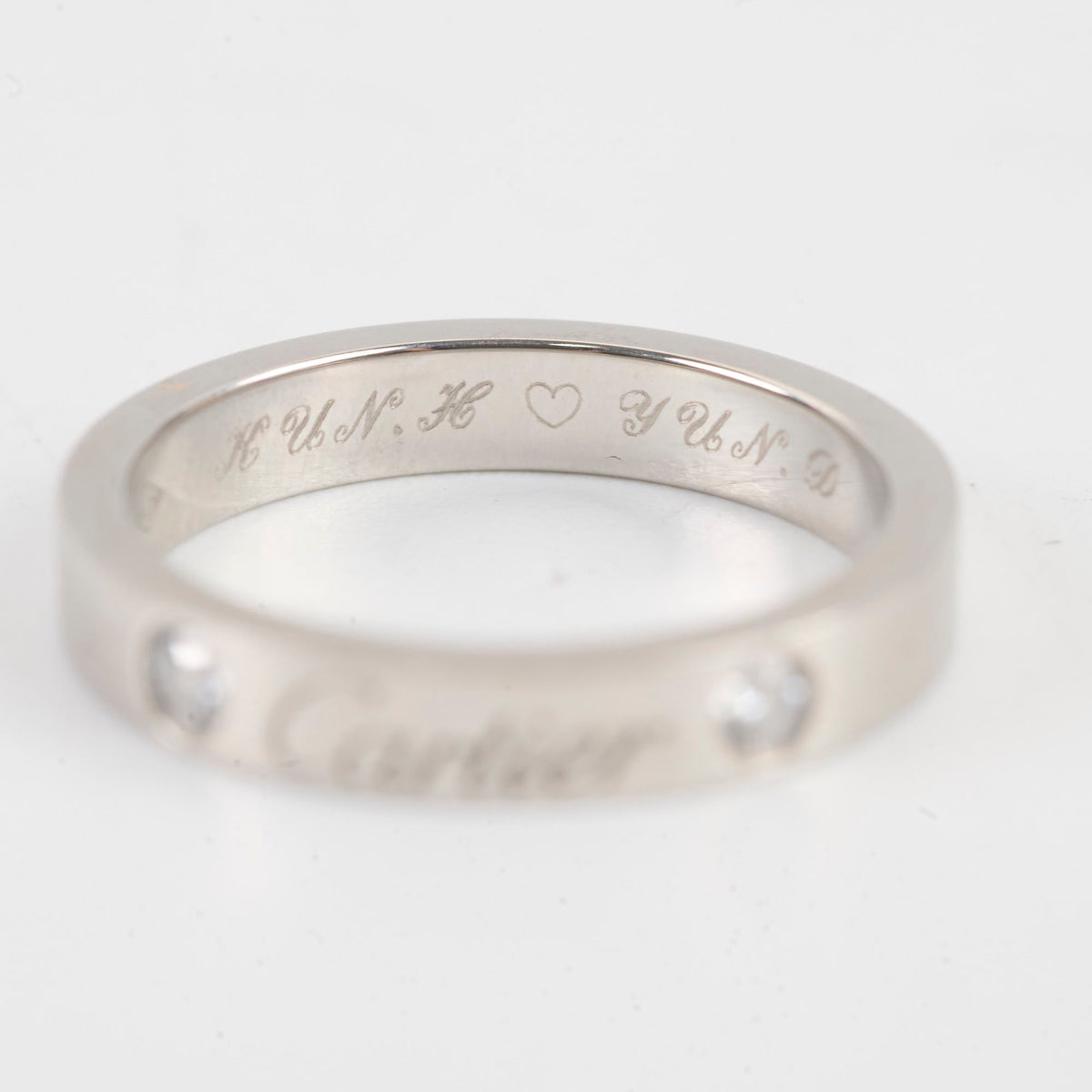 Cartier C De Cartier Wedding Bank, 3mm Width, 2 Diamonds - photo 3