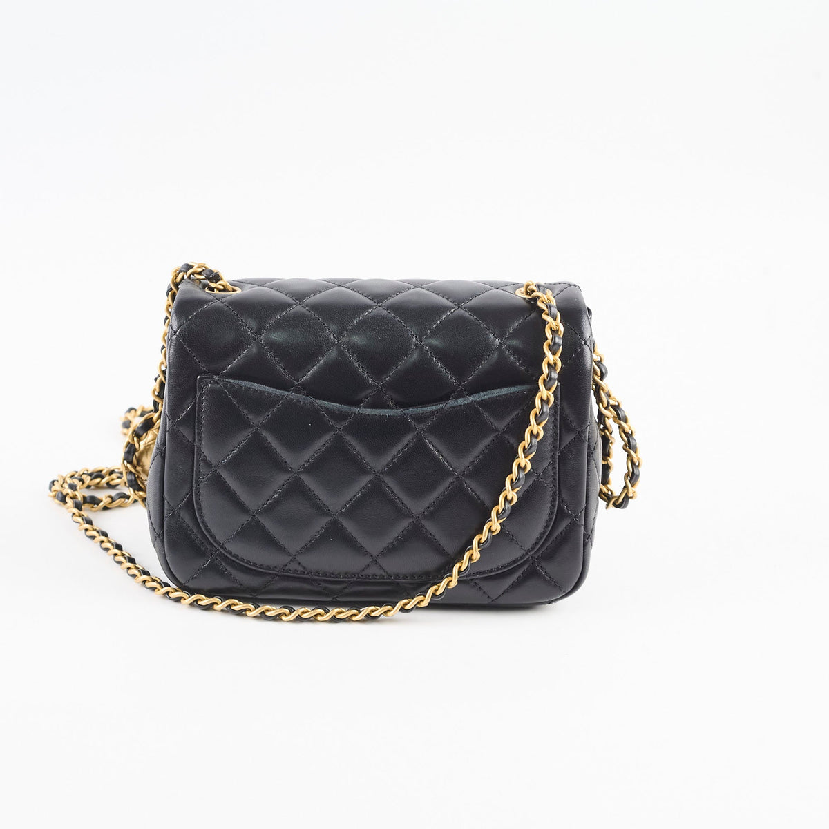Chanel Pearl Crush Square Mini Black Lambskin GHW - photo 2