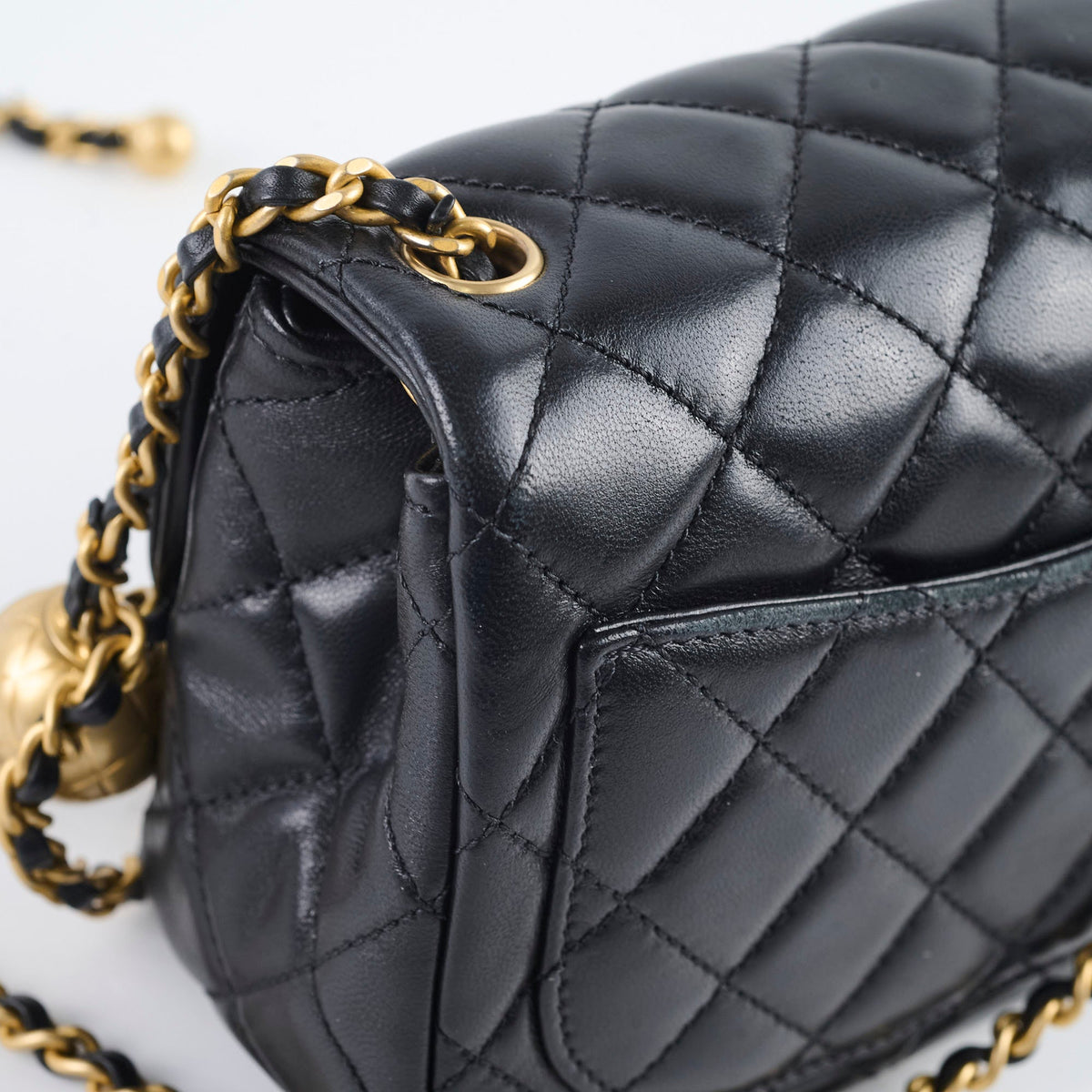 Chanel Pearl Crush Square Mini Black Lambskin GHW - photo 4