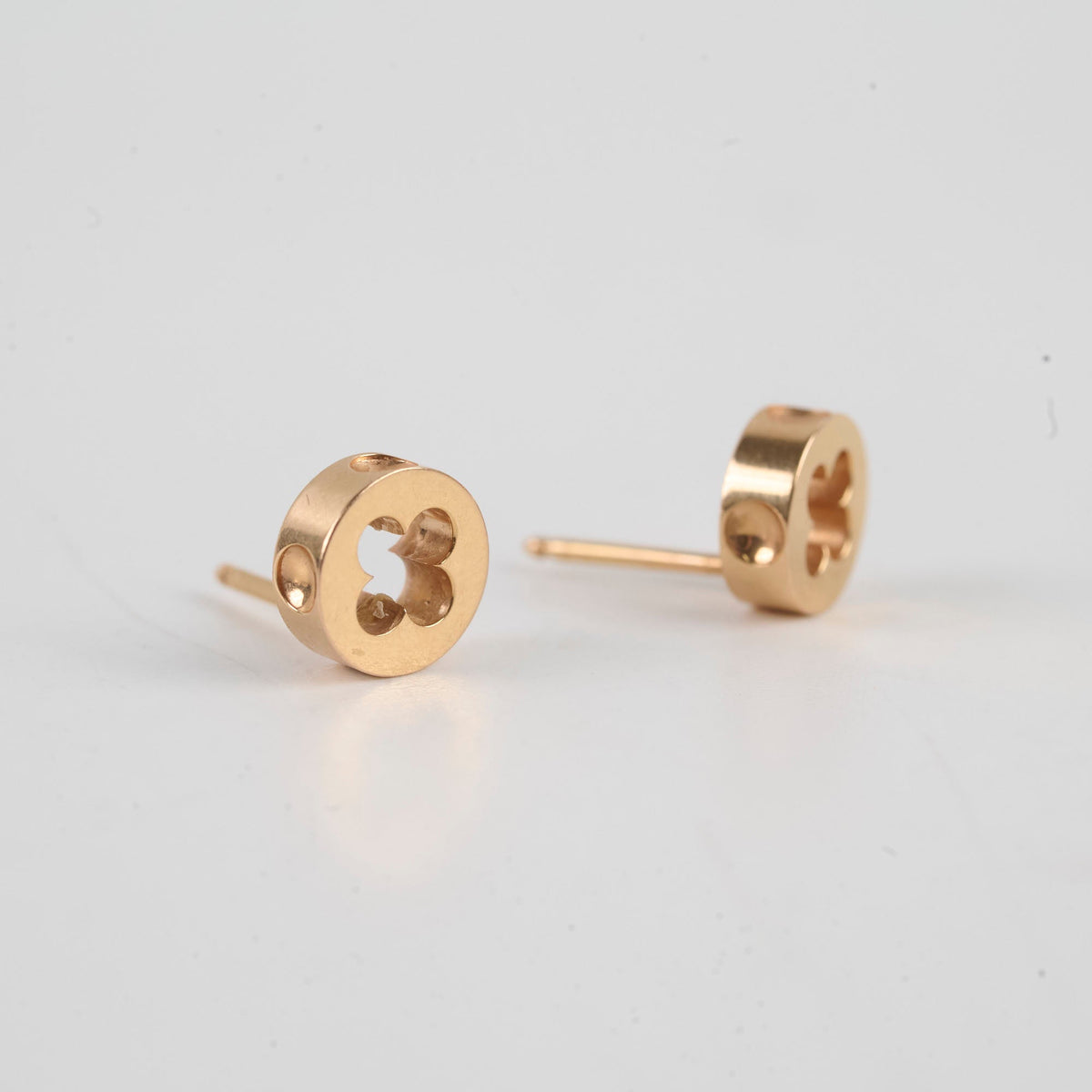 Louis Vuitton Fleur Stud Earrings Pink Gold - photo 2