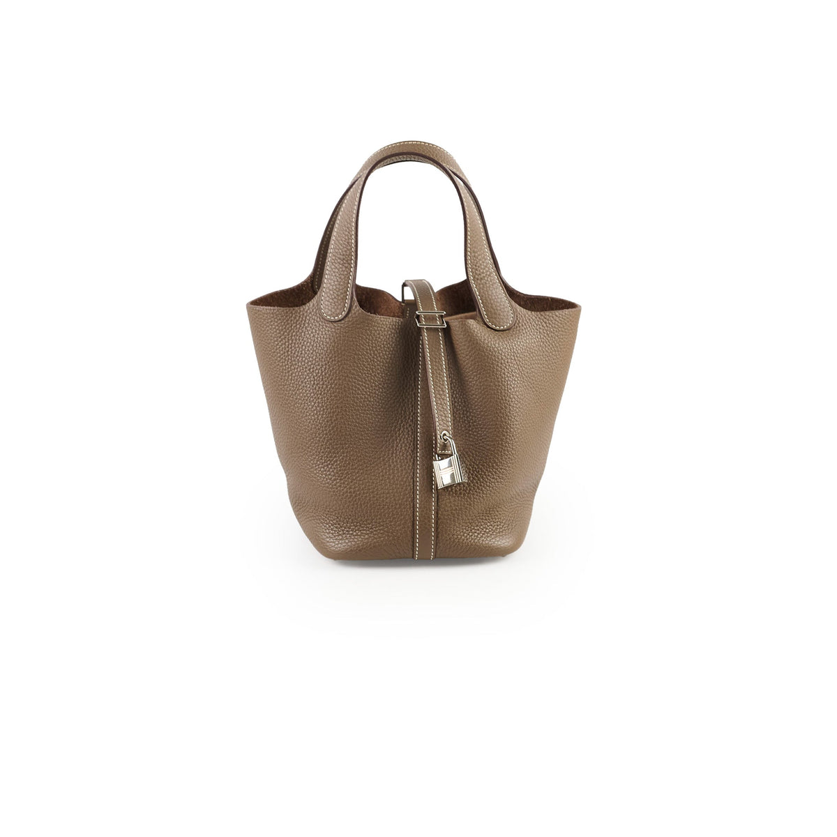 Hermes Picotin 18 Etoupe SHW A Stamp - photo 1