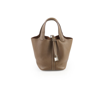 Hermes Picotin 18 Etoupe SHW A Stamp - photo 1