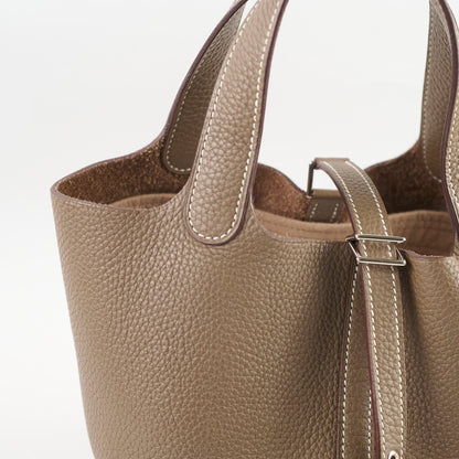 Hermes Picotin 18 Etoupe SHW A Stamp - photo 4