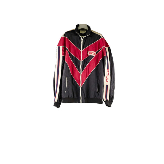 Gucci Spiritismo Windbreaker Nylon Jacket Black/Red Size L - photo 1