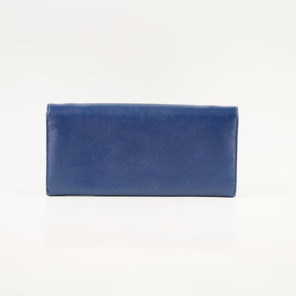 Prada Woc Saffiano Wallet Blue - photo 2