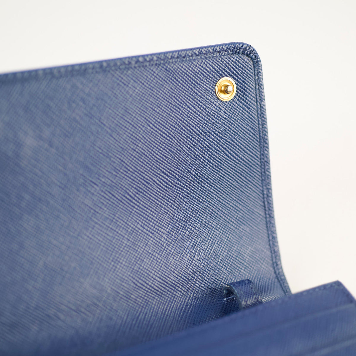 Prada Woc Saffiano Wallet Blue - photo 5