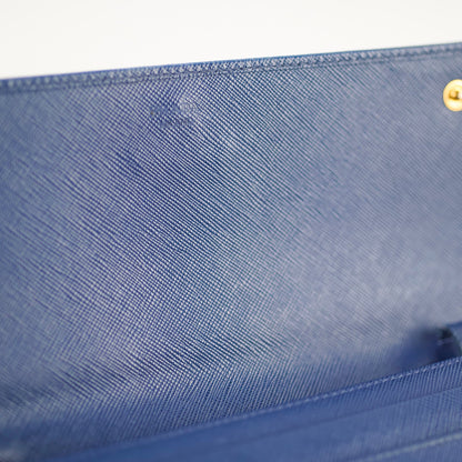 Prada Woc Saffiano Wallet Blue - photo 6