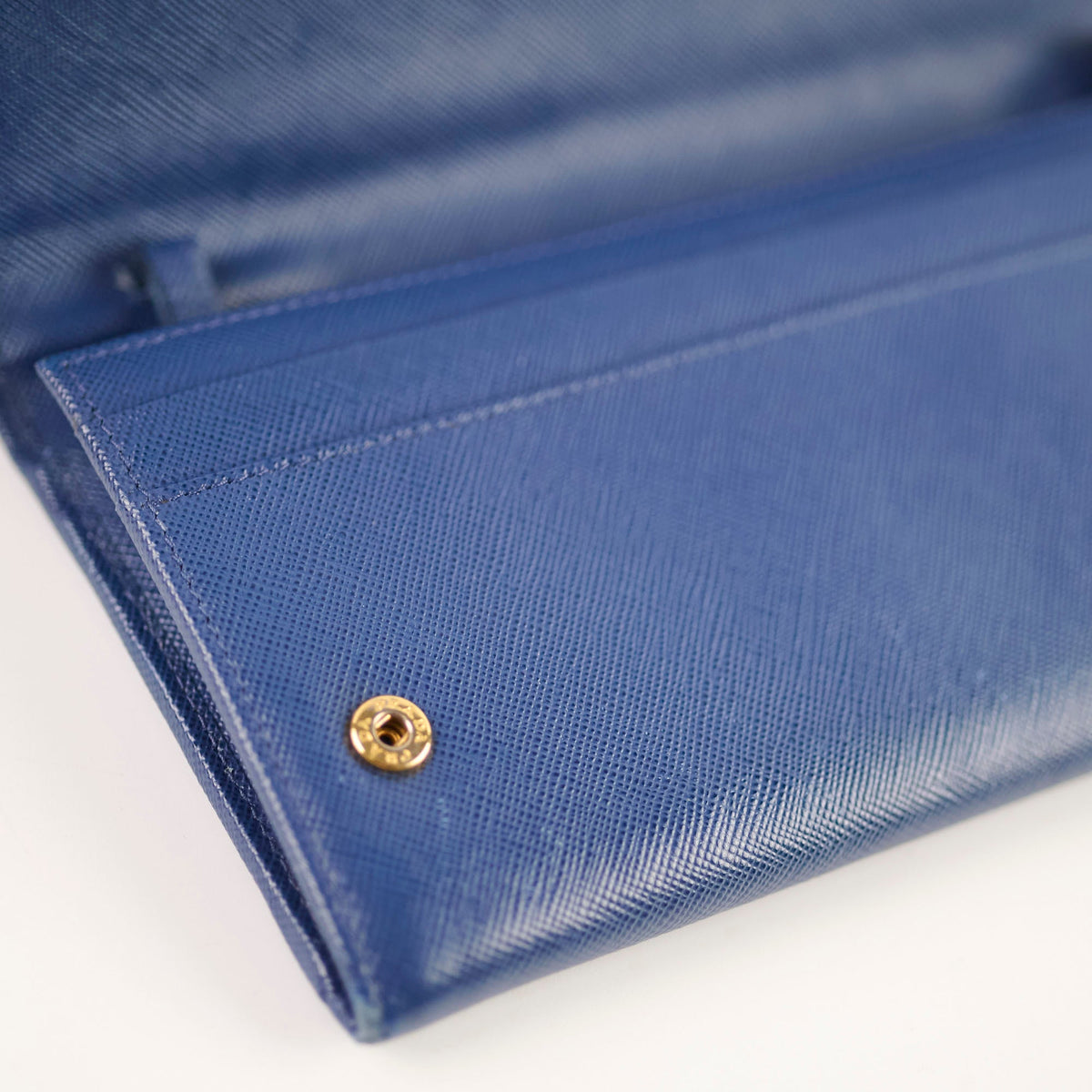 Prada Woc Saffiano Wallet Blue - photo 7