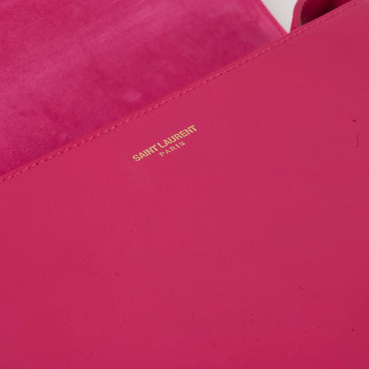 Saint Laurent Y Ligne Flap Bag Pink - photo 7