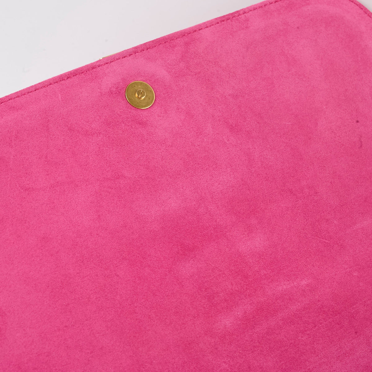 Saint Laurent Y Ligne Flap Bag Pink - photo 8