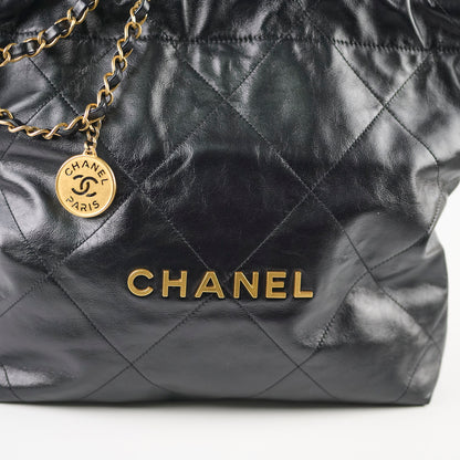 Chanel 22 Small Handbag Black - photo 5