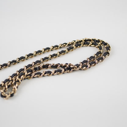 Chanel CC Top Handle Clutch With Chain Black GHW - photo 12