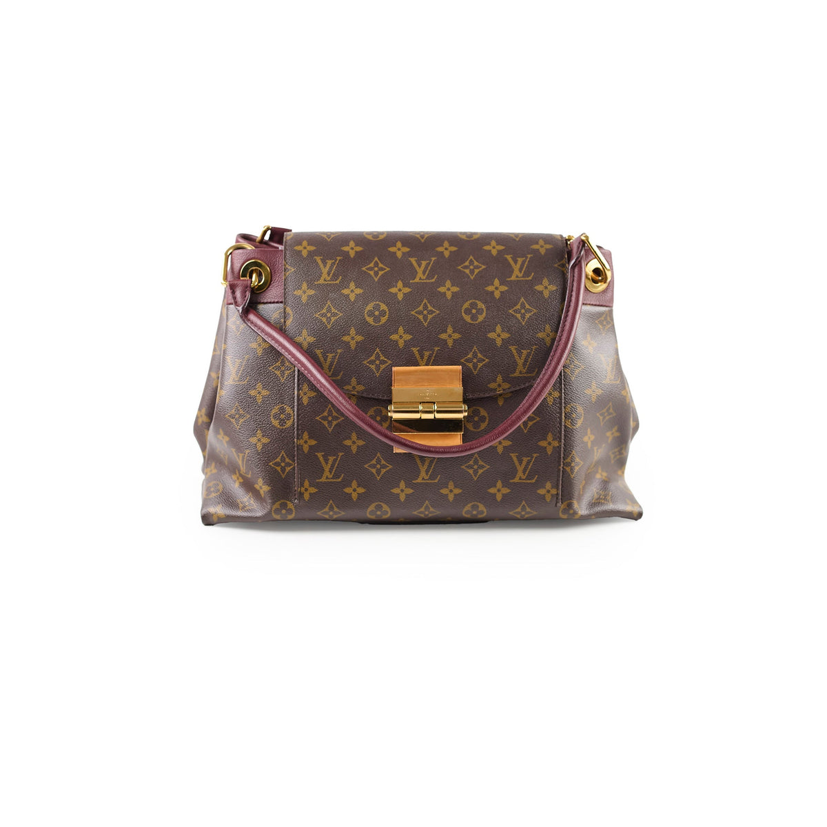 Louis Vuitton MM Olympe Bag Deep Purple - photo 1
