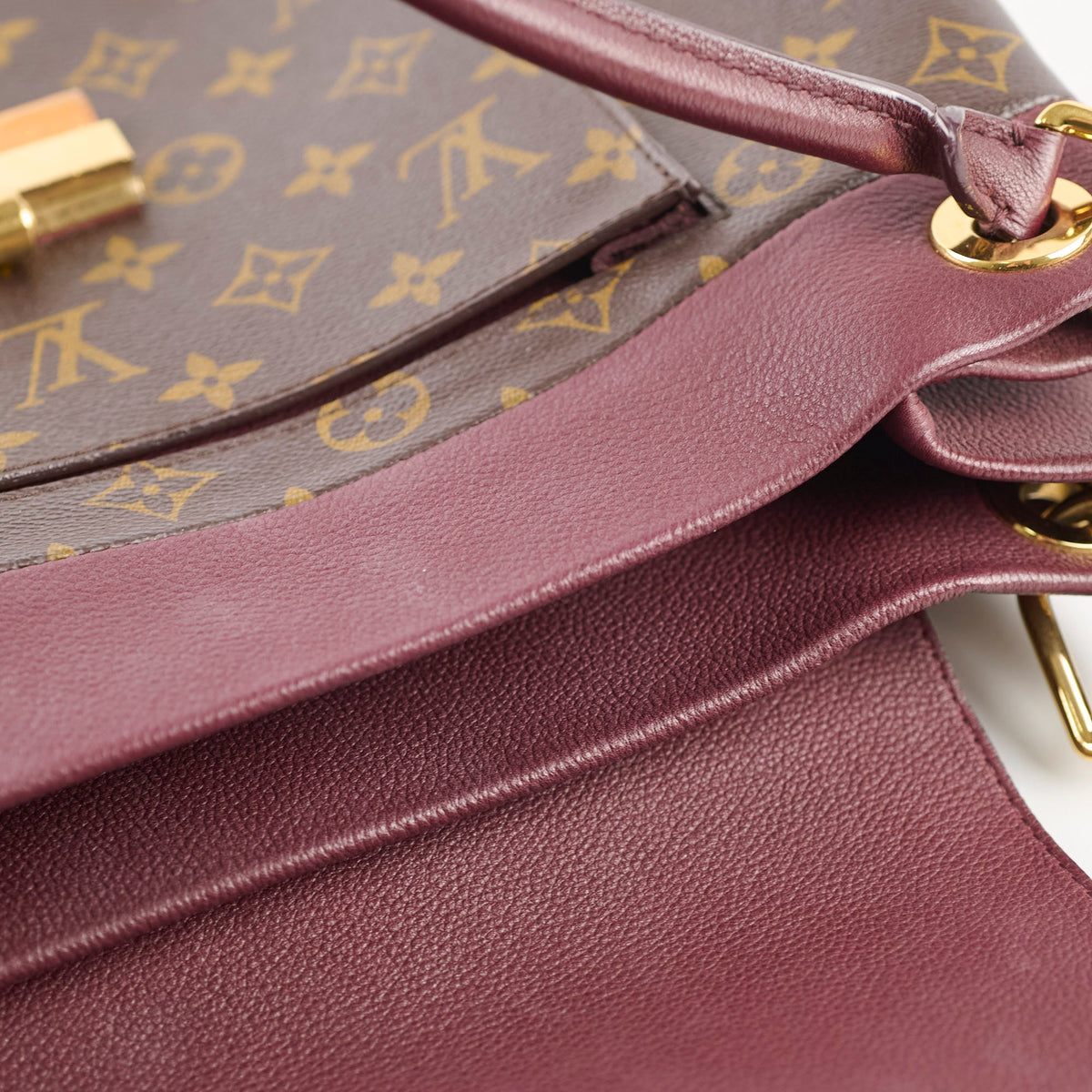 Louis Vuitton MM Olympe Bag Deep Purple - photo 9