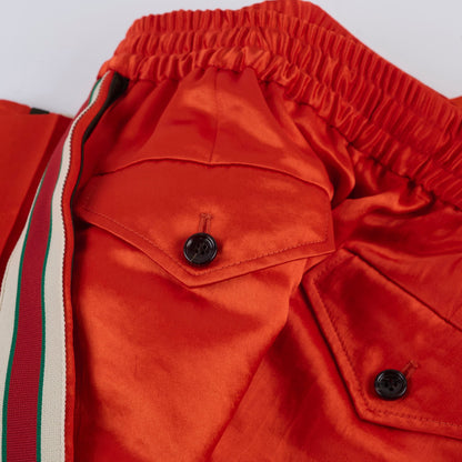 Gucci Cotton Trackpants Orange Size 44 - photo 4