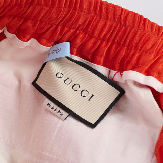 Gucci Cotton Trackpants Orange Size 44 - photo 2