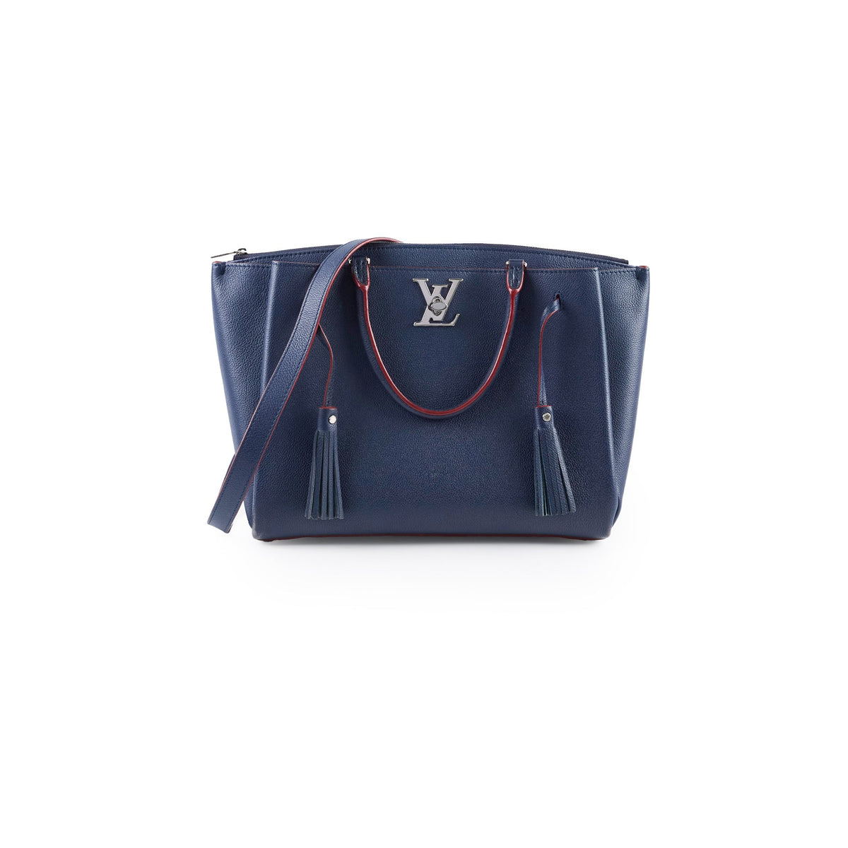 Louis Vuitton Lock Me Tote Navy Blue - photo 1