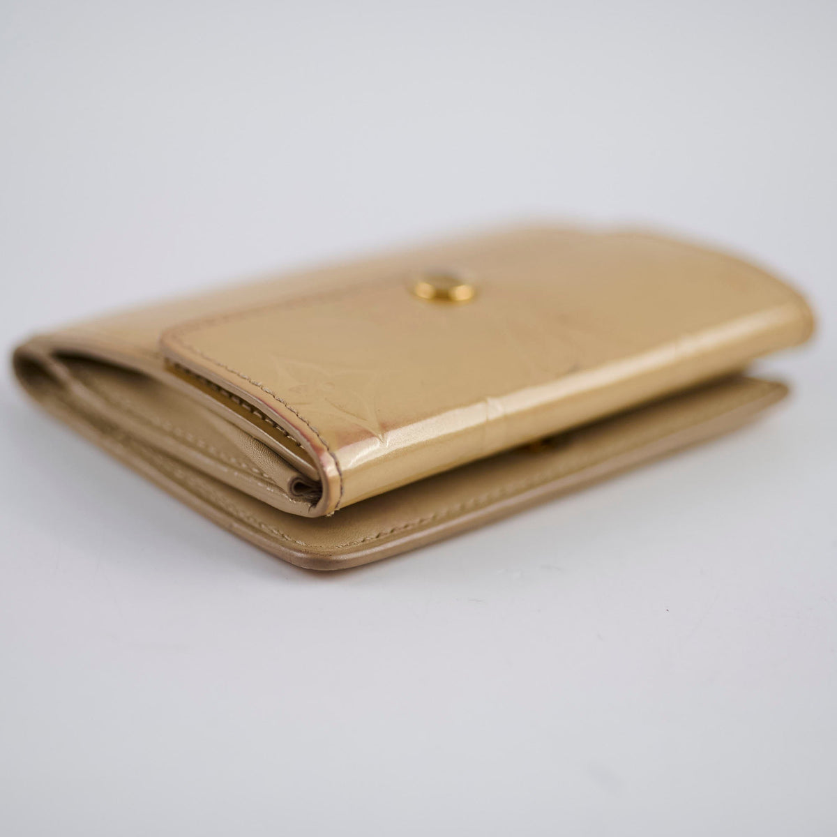Louis Vuitton Vernis Compact Wallet Gold - photo 5