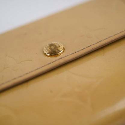 Louis Vuitton Vernis Compact Wallet Gold - photo 7