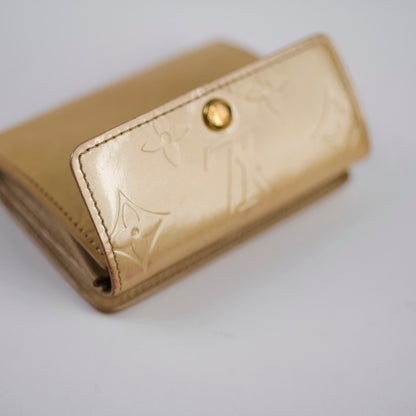 Louis Vuitton Vernis Compact Wallet Gold - photo 6