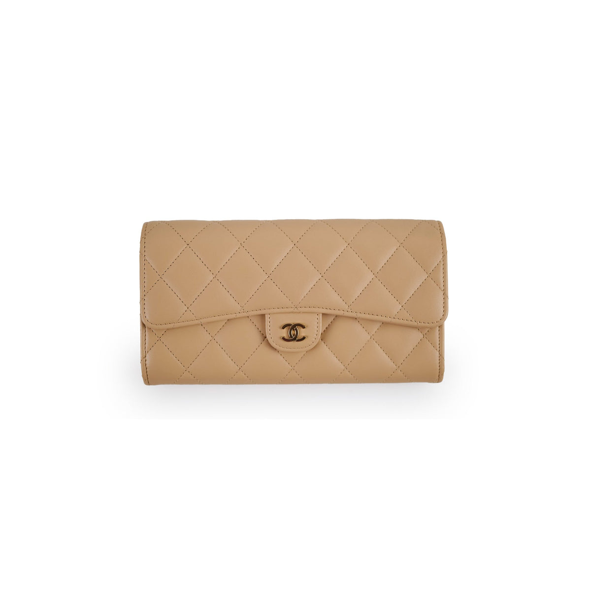 Chanel Beige Long Wallet Beige - photo 1