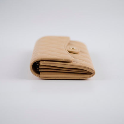 Chanel Beige Long Wallet Beige - photo 3