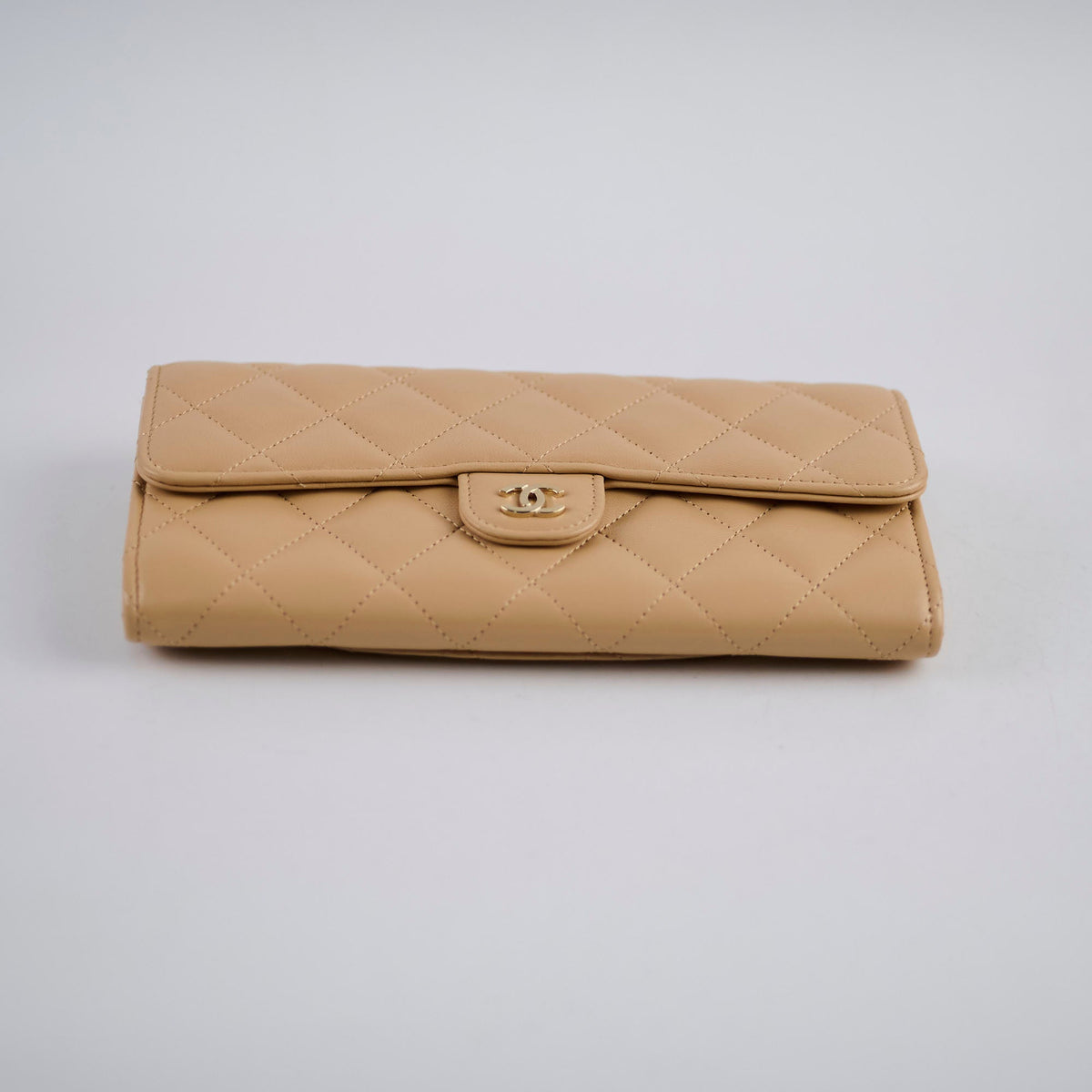 Chanel Beige Long Wallet Beige - photo 4