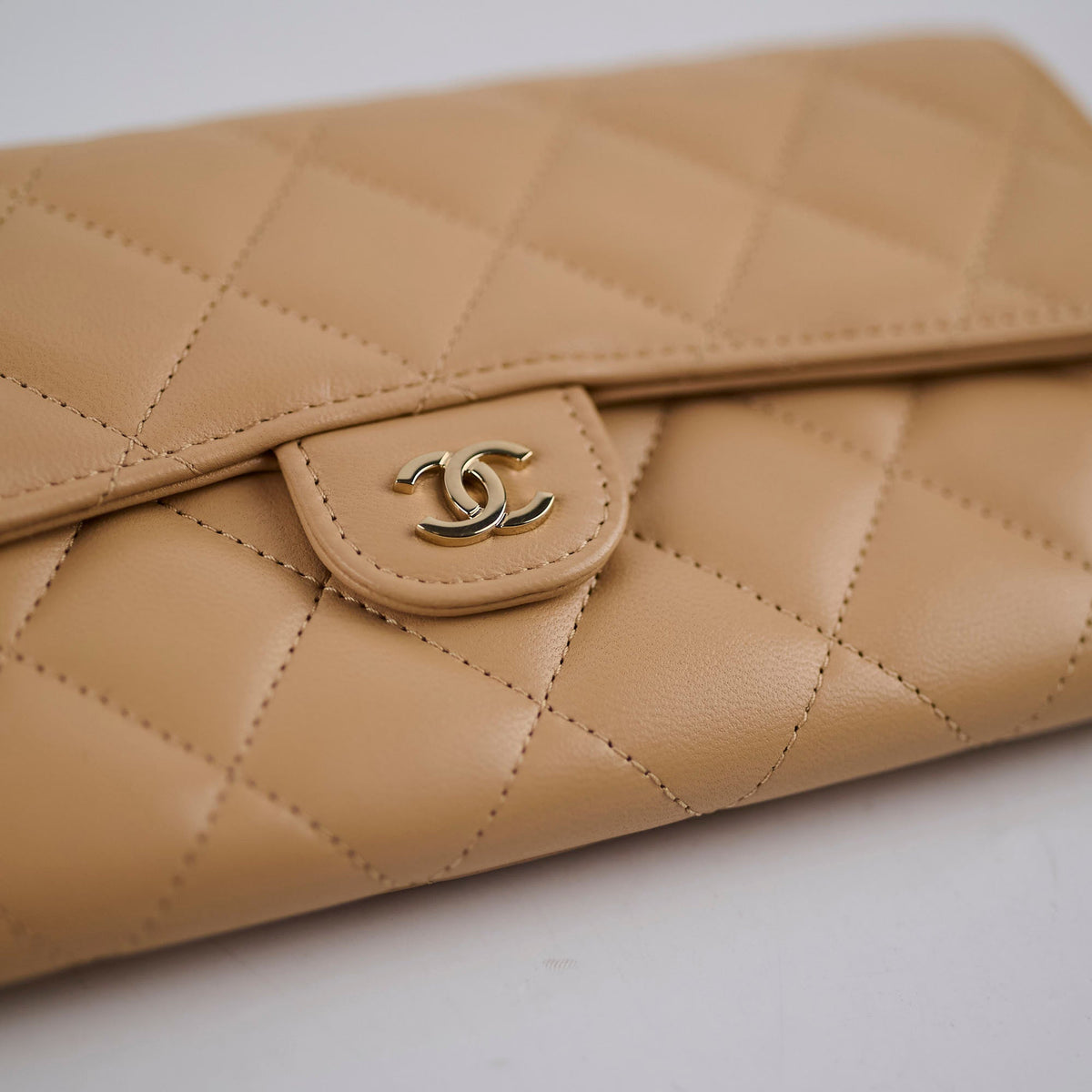 Chanel Beige Long Wallet Beige - photo 13