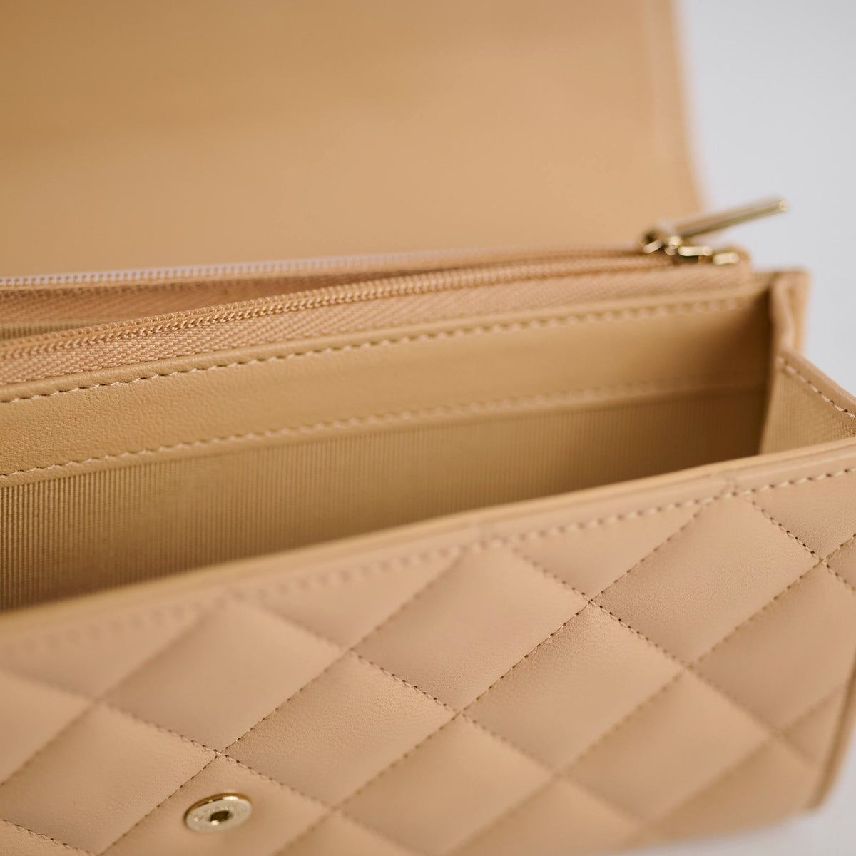 Chanel Beige Long Wallet Beige - photo 7