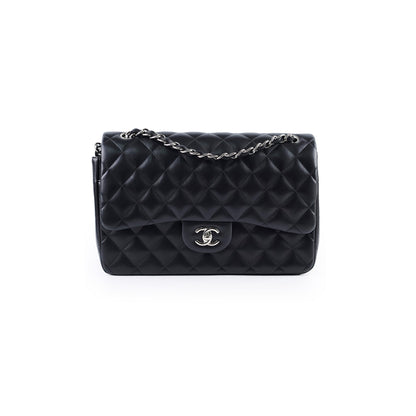 Chanel Lambskin Jumbo Classic Double Flap Black - photo 1